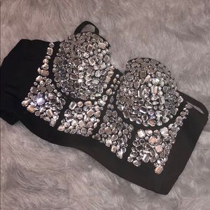 Blinged 💎💎💎 out bra top